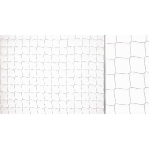 Floorball Einhängenetz 1,70 m breit 1,25 m hoch weiß 2,3 mm stark Maschenweite 45 mm