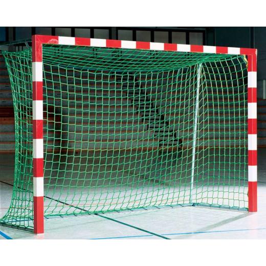 Handballtornetze 3,10 x 2,10 m Bundesliga einfarbig oben 80 cm unten 100 cm tief
