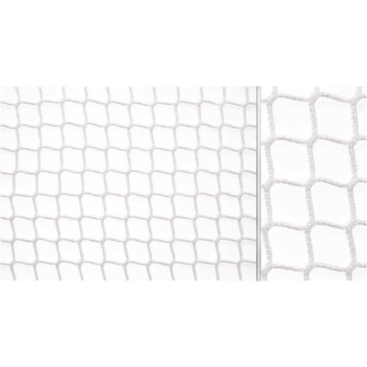 Eishockey Tornetz 1,93 m breit 1,22 m hoch weiß 4,2 mm stark Maschenweite 30 mm oben 0,50 m unten 1,00 m