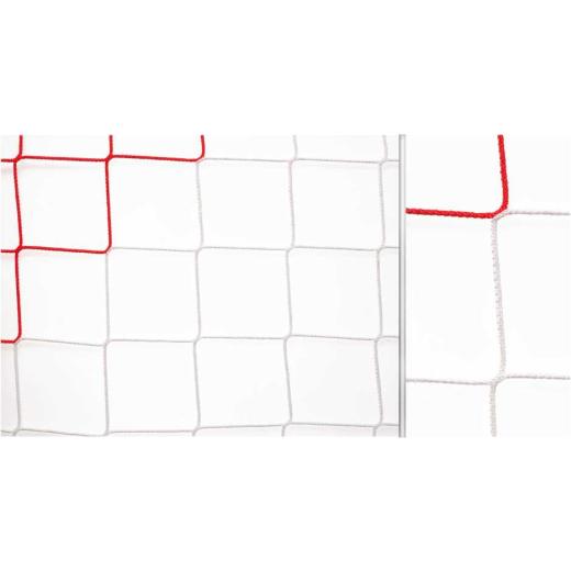 Ballfangnetze zweifarbig für Fußball 4 mm stark Maschenweite 120 mm