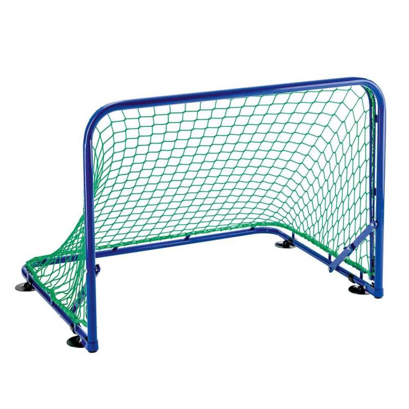 Mini-Hockey-Tornetz 0,90 m breit 0,60 m hoch grün 2,3 mm stark oben spitz unten 70 cm tief