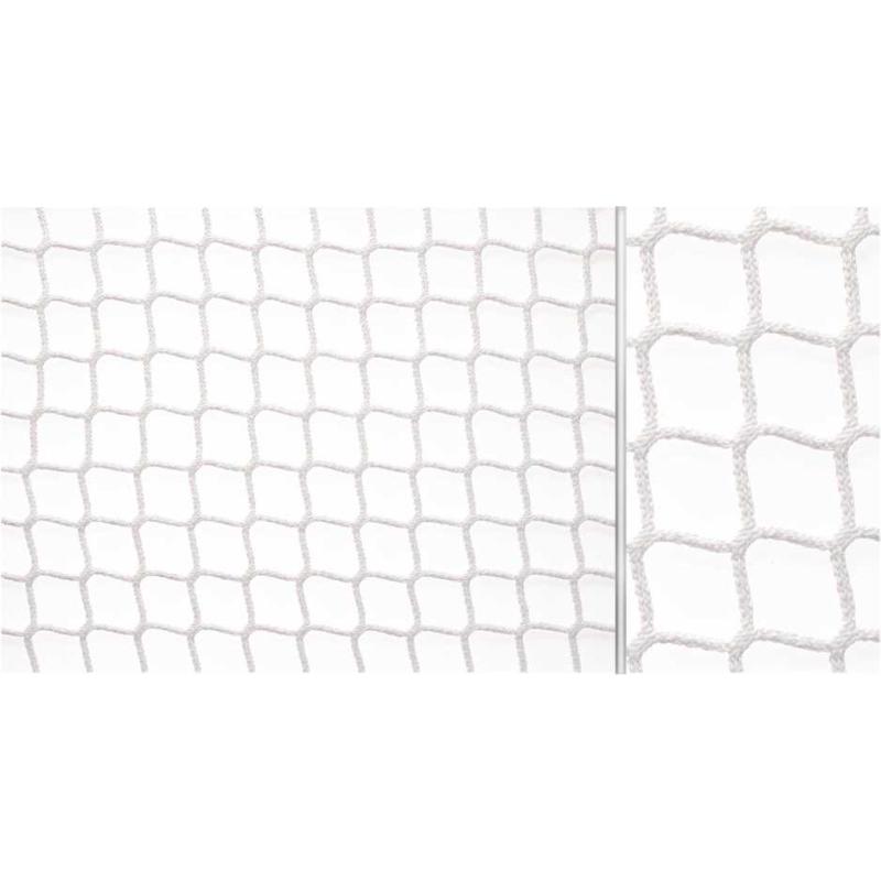 Fangnetz für Eishockey Tornetze 1,93 m hoch 1,30 m breit 4 mm stark weiß Maschenweite 35 mm