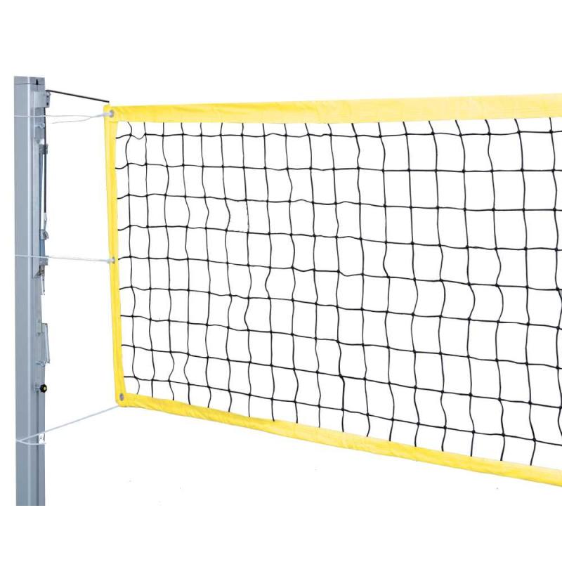 Beachvolleybal Netze Turnier 3 mm stark schwarz für Spielfeld 9 x 18 m gemäß DVV