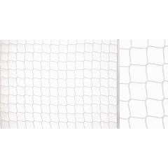 Floorball Einhängenetz 1,70 m breit 1,25 m hoch weiß 2,3 mm stark Maschenweite 45 mm